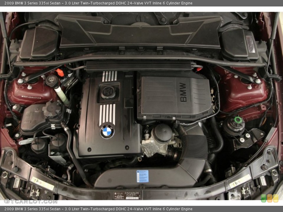 3.0 Liter Twin-Turbocharged DOHC 24-Valve VVT Inline 6 Cylinder Engine for the 2009 BMW 3 Series #88525869