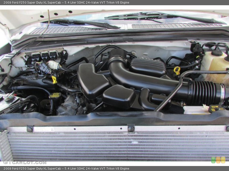 5.4 Liter SOHC 24-Valve VVT Triton V8 Engine for the 2009 Ford F250 Super Duty #88528527
