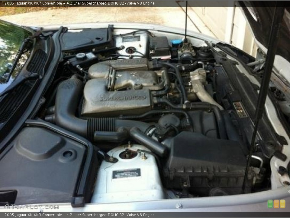 4.2 Liter Supercharged DOHC 32-Valve V8 Engine for the 2005 Jaguar XK #88532990