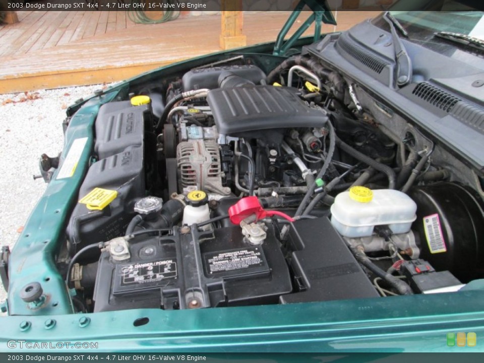 4.7 Liter OHV 16-Valve V8 Engine for the 2003 Dodge Durango #88539896