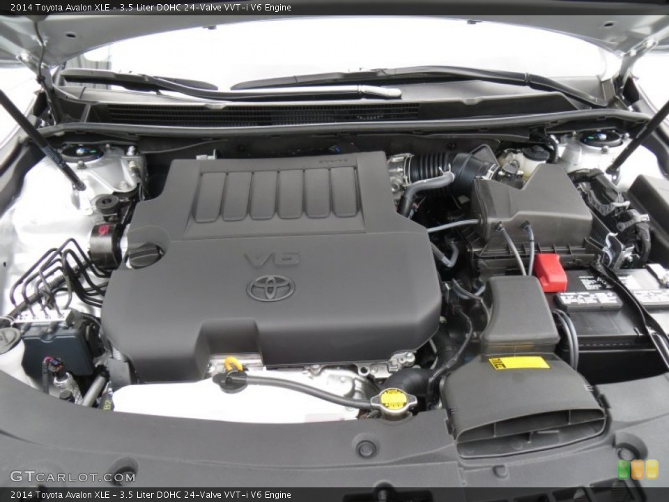 3.5 Liter DOHC 24-Valve VVT-i V6 2014 Toyota Avalon Engine