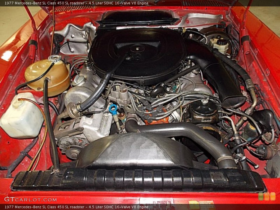 4.5 Liter SOHC 16-Valve V8 Engine for the 1977 Mercedes-Benz SL Class #88557356