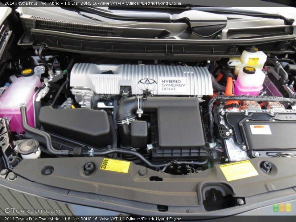 1.8 Liter DOHC 16-Valve VVT-i 4 Cylinder/Electric Hybrid Engine for the 2014 Toyota Prius #88565816