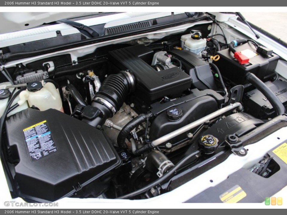 3.5 Liter DOHC 20-Valve VVT 5 Cylinder Engine for the 2006 Hummer H3 #88571759