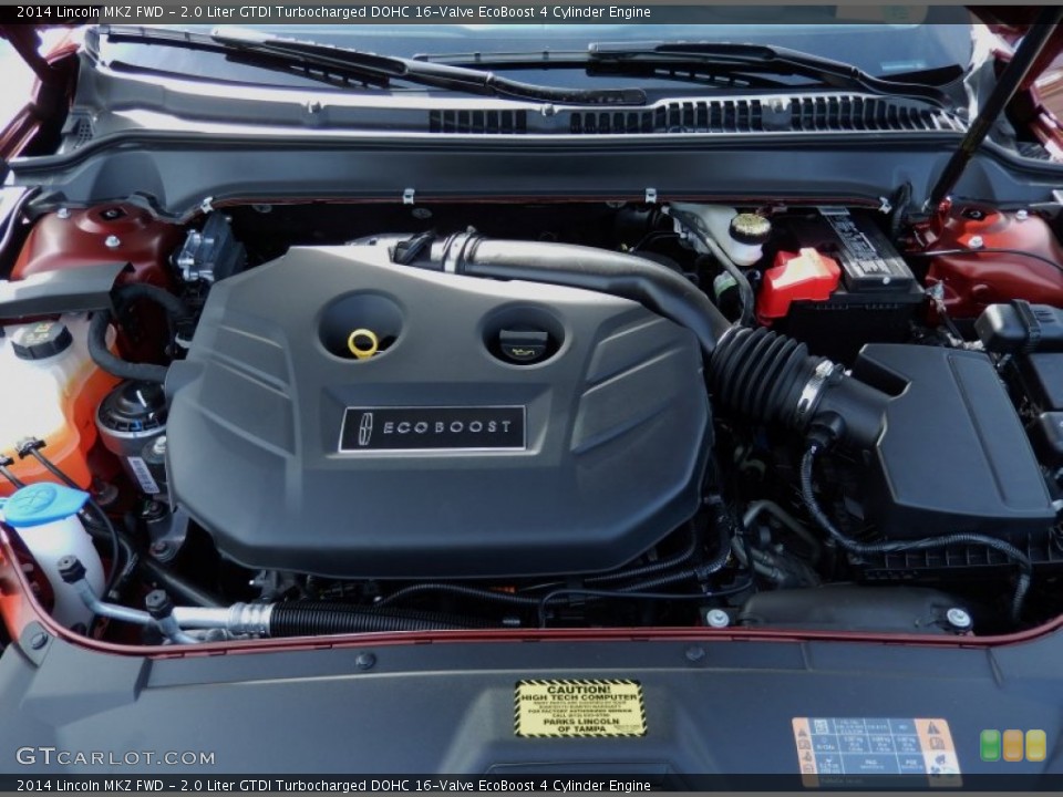 2.0 Liter GTDI Turbocharged DOHC 16-Valve EcoBoost 4 Cylinder Engine for the 2014 Lincoln MKZ #88577605