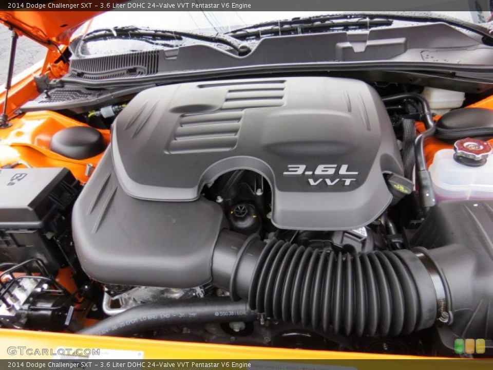 3.6 Liter DOHC 24-Valve VVT Pentastar V6 Engine for the 2014 Dodge Challenger #88578928