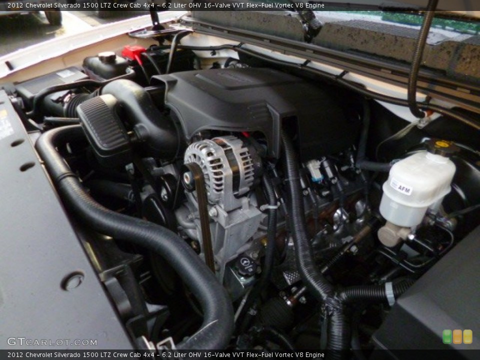 6.2 Liter OHV 16-Valve VVT Flex-Fuel Vortec V8 Engine for the 2012 Chevrolet Silverado 1500 #88594205
