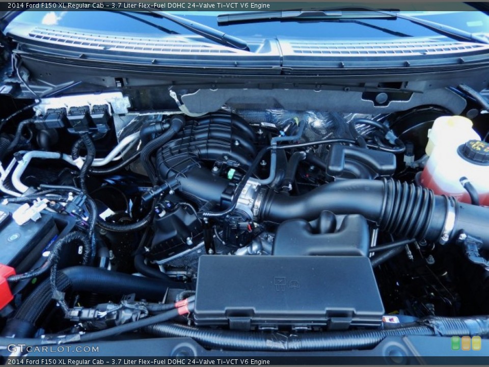 3.7 Liter Flex-Fuel DOHC 24-Valve Ti-VCT V6 Engine for the 2014 Ford F150 #88599373