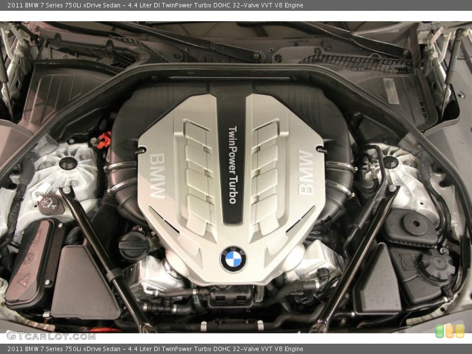 4.4 Liter DI TwinPower Turbo DOHC 32-Valve VVT V8 Engine for the 2011 BMW 7 Series #88601227