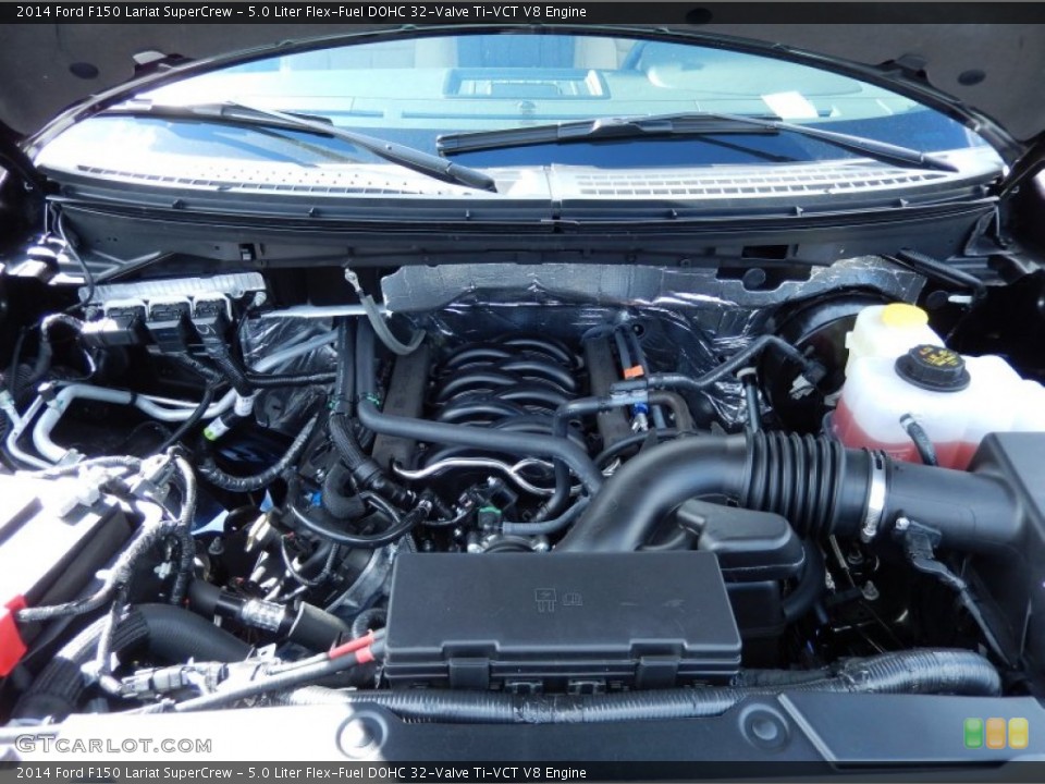 5.0 Liter Flex-Fuel DOHC 32-Valve Ti-VCT V8 Engine for the 2014 Ford F150 #88601536