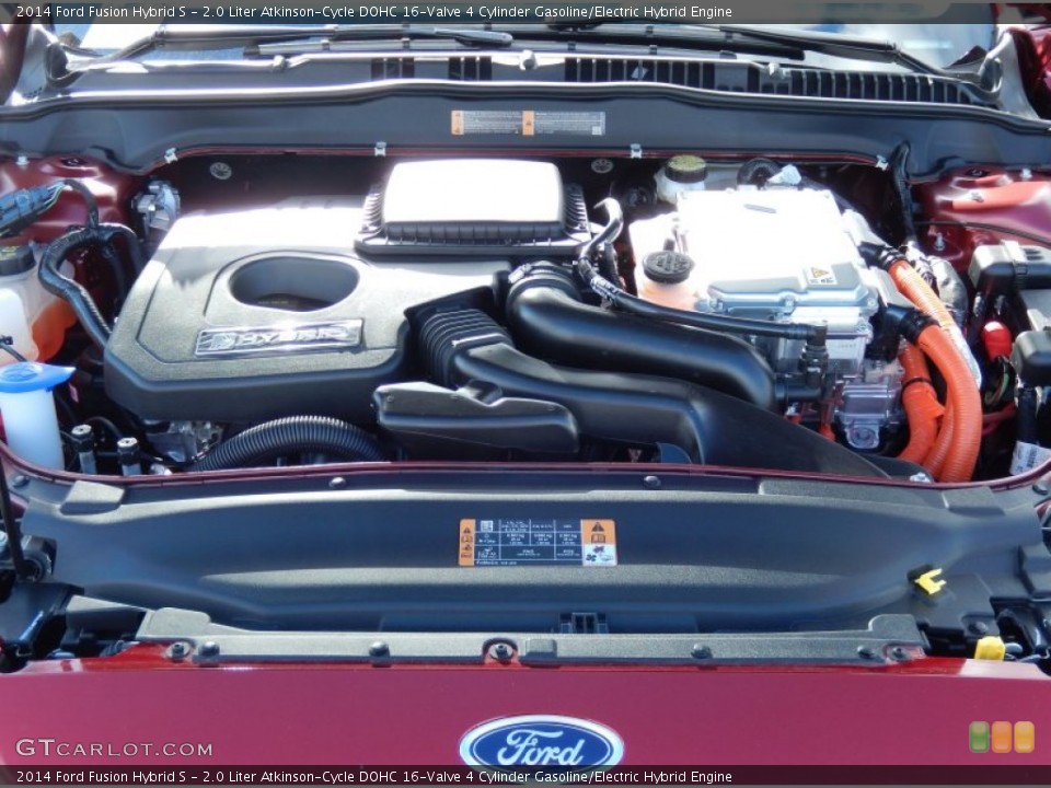 2.0 Liter Atkinson-Cycle DOHC 16-Valve 4 Cylinder Gasoline/Electric Hybrid Engine for the 2014 Ford Fusion #88601866