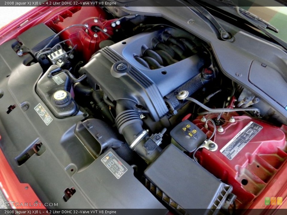 4.2 Liter DOHC 32-Valve VVT V8 Engine for the 2008 Jaguar XJ #88609171