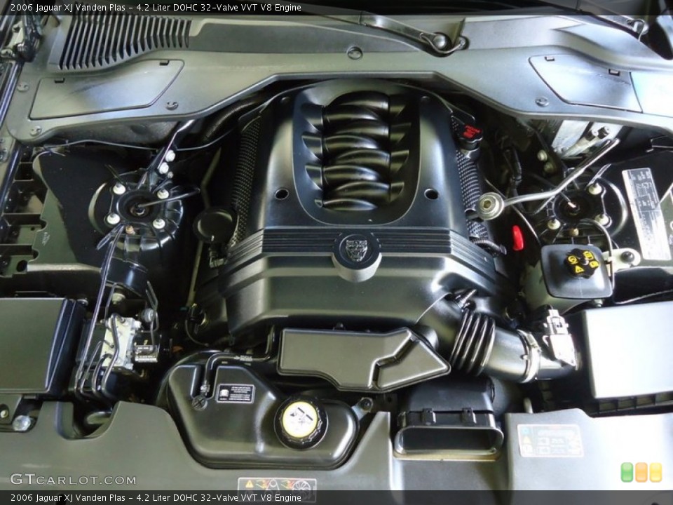 4.2 Liter DOHC 32-Valve VVT V8 2006 Jaguar XJ Engine