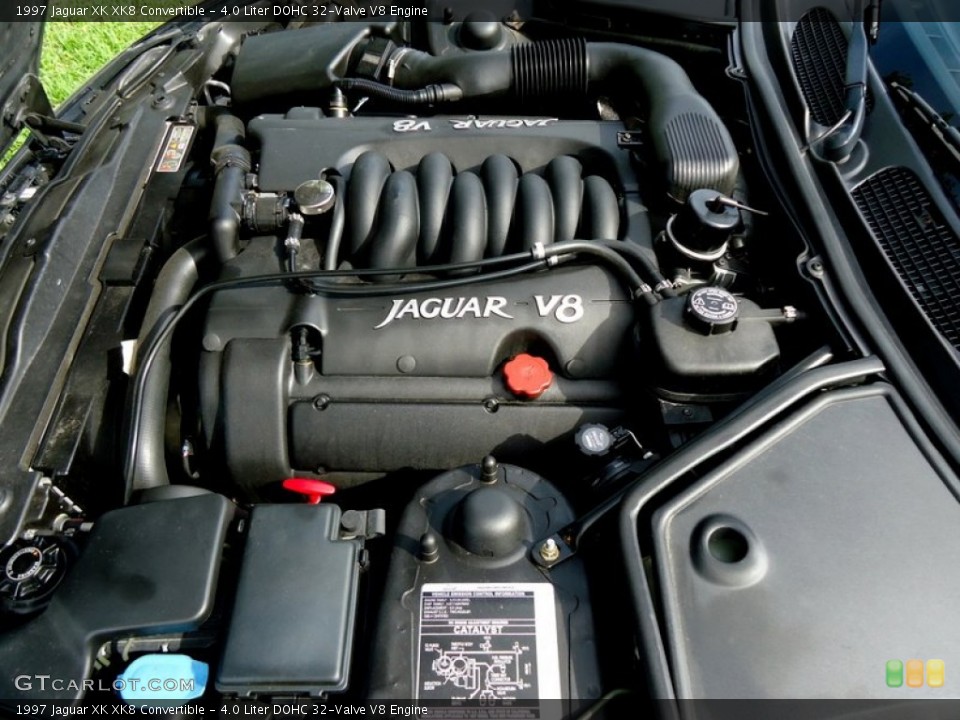 4.0 Liter DOHC 32-Valve V8 Engine for the 1997 Jaguar XK #88619278