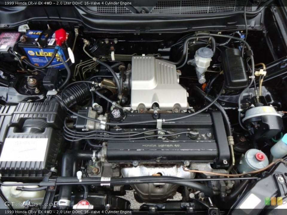 2.0 Liter DOHC 16-Valve 4 Cylinder 1999 Honda CR-V Engine