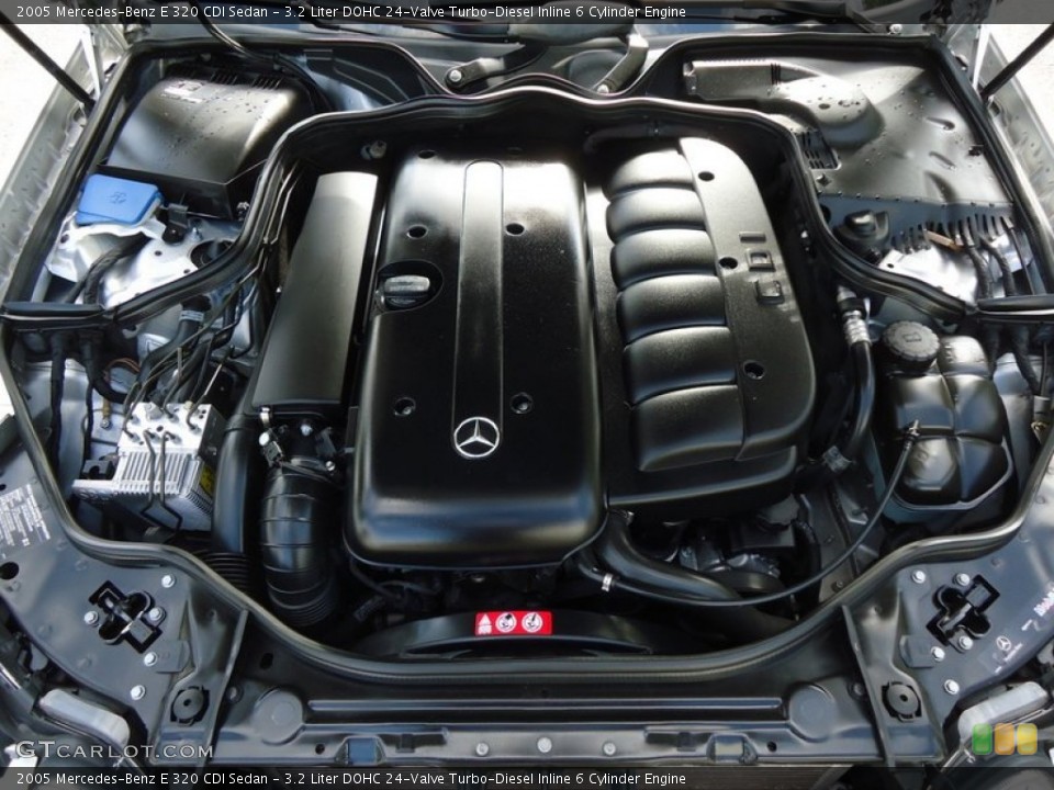 3.2 Liter DOHC 24-Valve Turbo-Diesel Inline 6 Cylinder Engine for the 2005 Mercedes-Benz E #88624315