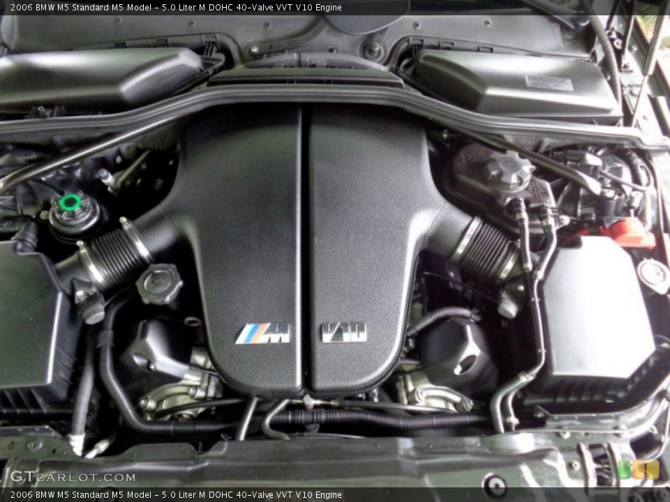 5.0 Liter M DOHC 40-Valve VVT V10 2006 BMW M5 Engine