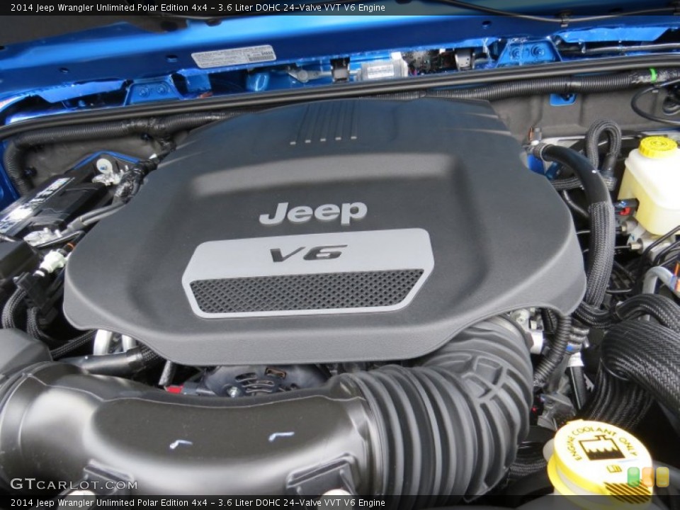 3.6 Liter DOHC 24-Valve VVT V6 Engine for the 2014 Jeep Wrangler Unlimited #88638457