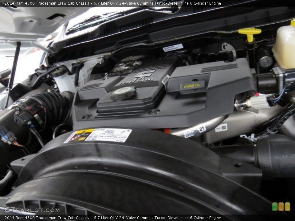 6.7 Liter OHV 24-Valve Cummins Turbo-Diesel Inline 6 Cylinder Engine for the 2014 Ram 4500 #88640083