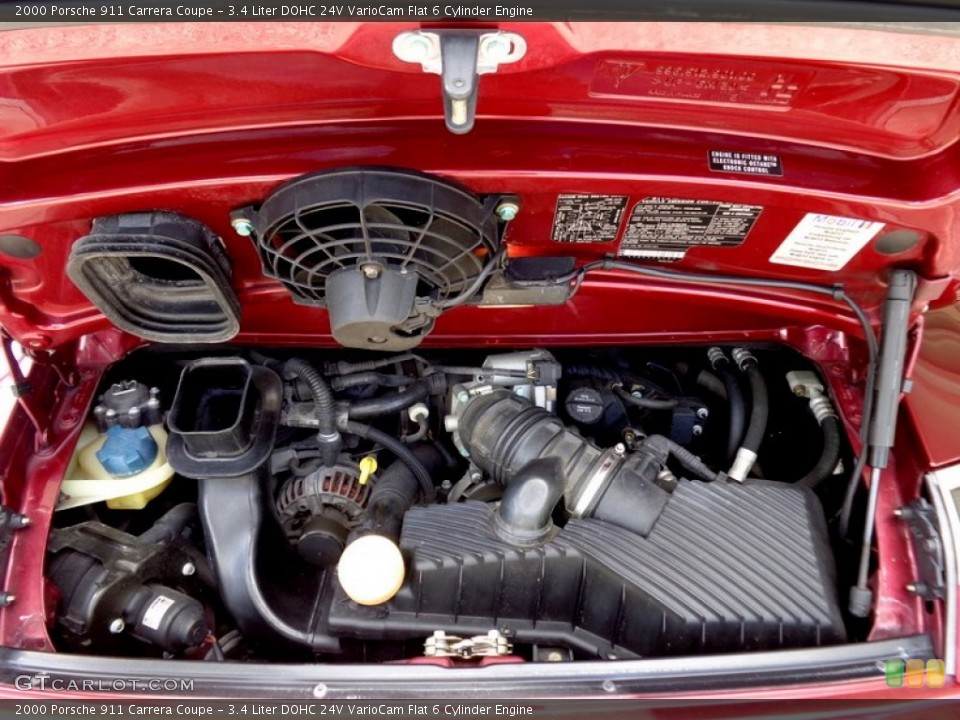 3.4 Liter DOHC 24V VarioCam Flat 6 Cylinder Engine for the 2000 Porsche 911 #88642516