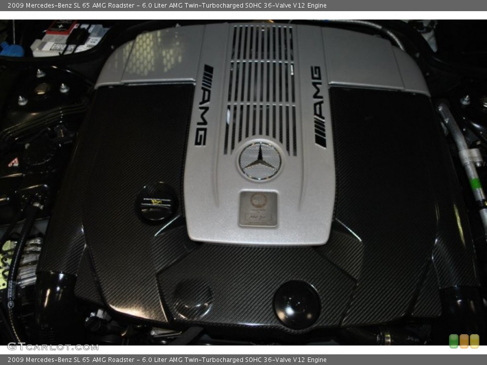 6.0 Liter AMG Twin-Turbocharged SOHC 36-Valve V12 Engine for the 2009 Mercedes-Benz SL #88658017