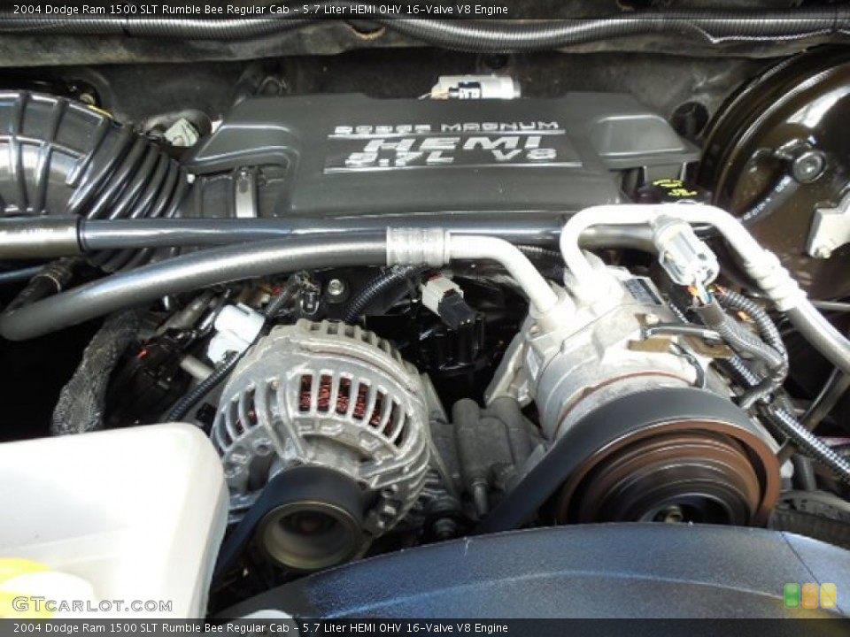 5.7 Liter HEMI OHV 16-Valve V8 Engine for the 2004 Dodge Ram 1500 #88664731
