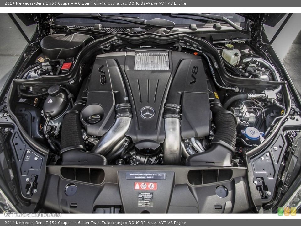 4.6 Liter Twin-Turbocharged DOHC 32-Valve VVT V8 Engine for the 2014 Mercedes-Benz E #88695151