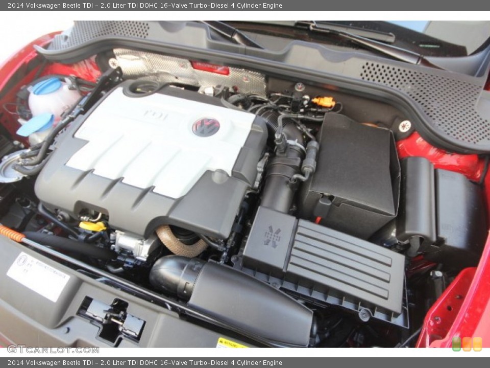 2.0 Liter TDI DOHC 16-Valve Turbo-Diesel 4 Cylinder Engine for the 2014 Volkswagen Beetle #88696774