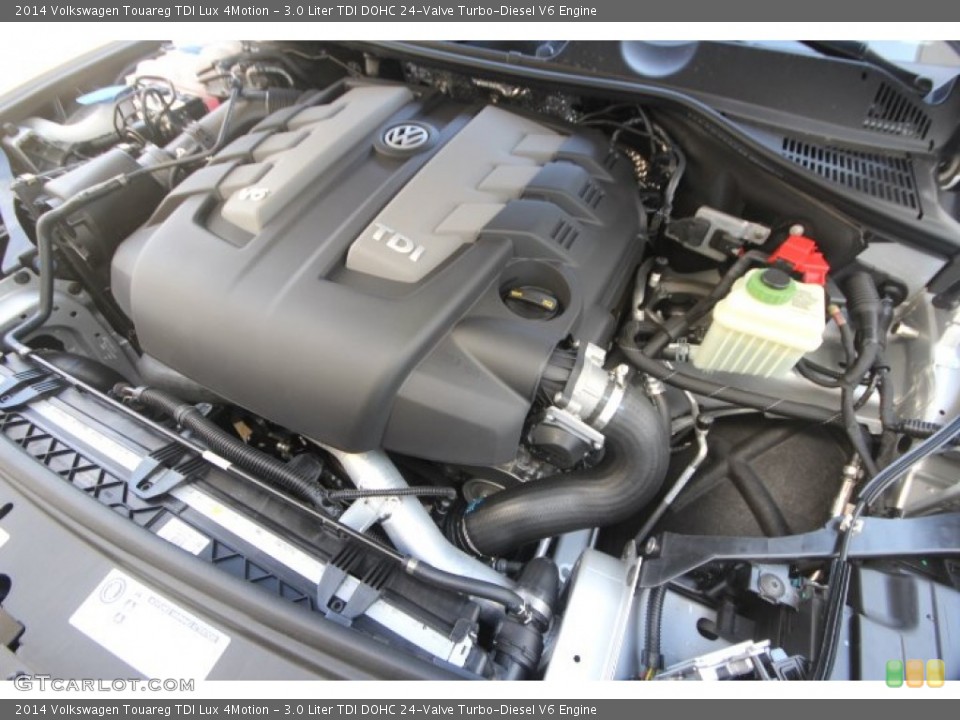 3.0 Liter TDI DOHC 24-Valve Turbo-Diesel V6 2014 Volkswagen Touareg Engine