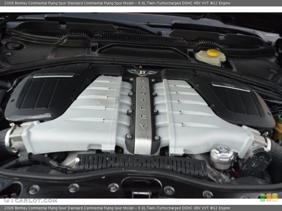 6.0L Twin-Turbocharged DOHC 48V VVT W12 Engine for the 2006 Bentley Continental Flying Spur #88709230