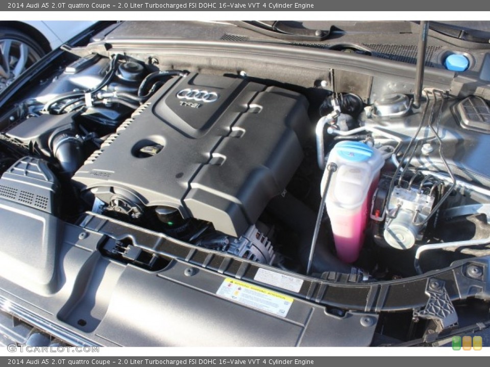 2.0 Liter Turbocharged FSI DOHC 16-Valve VVT 4 Cylinder Engine for the 2014 Audi A5 #88723900