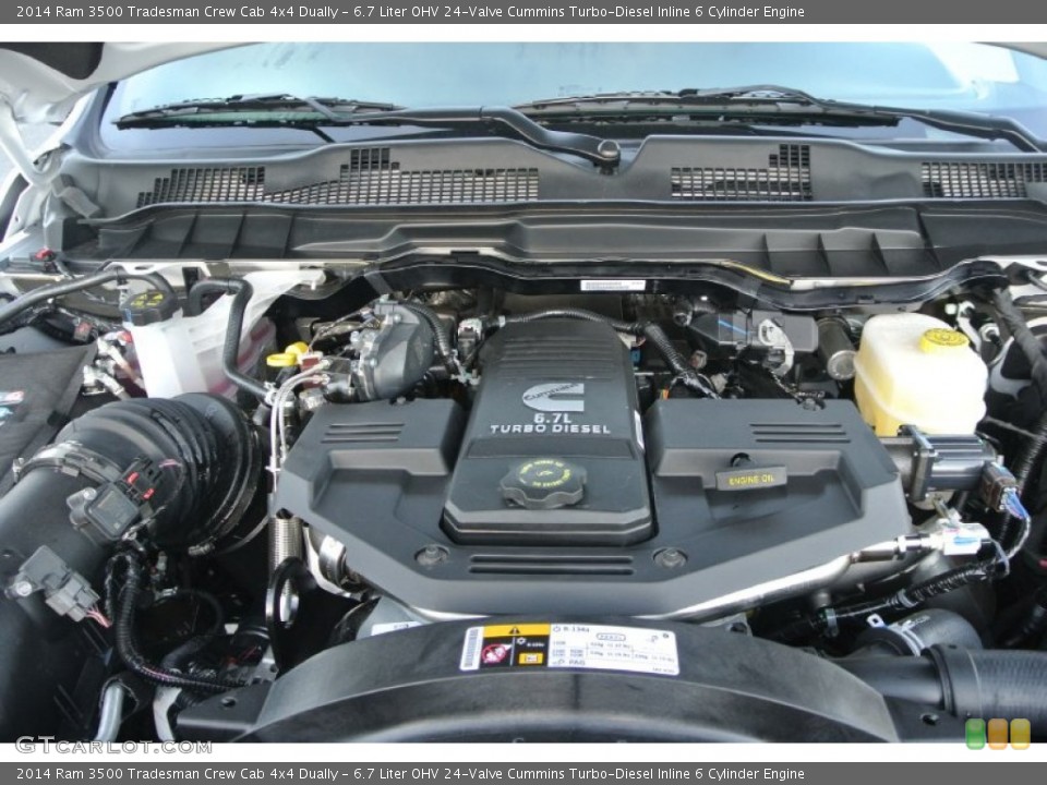 6.7 Liter OHV 24-Valve Cummins Turbo-Diesel Inline 6 Cylinder Engine for the 2014 Ram 3500 #88733006