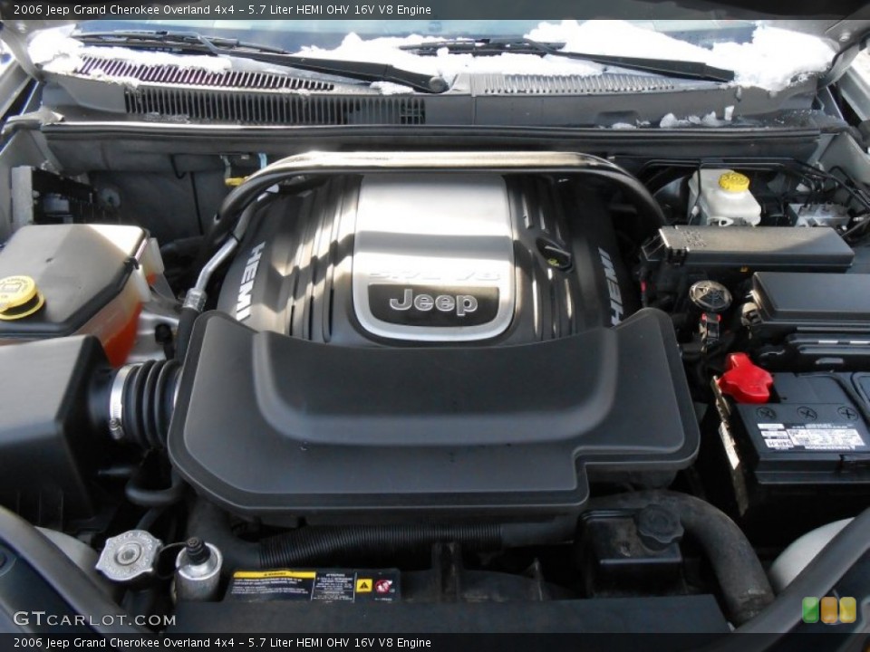 5.7 Liter HEMI OHV 16V V8 Engine for the 2006 Jeep Grand Cherokee #88735737