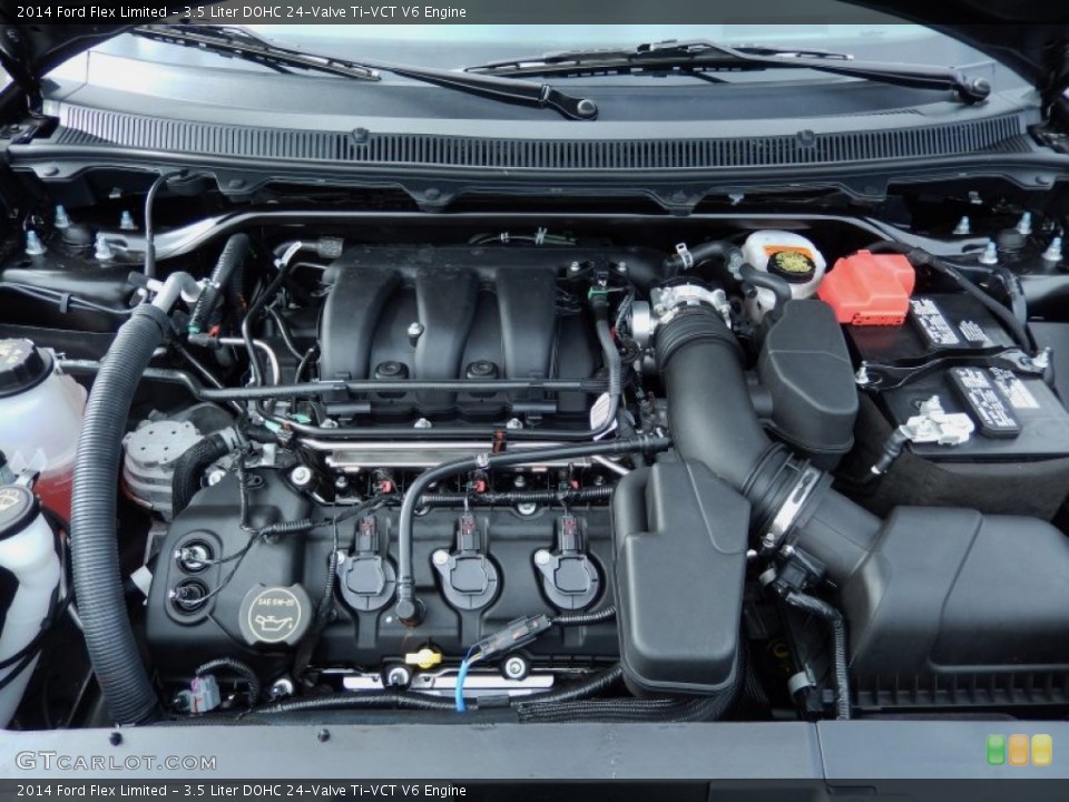 3.5 Liter DOHC 24-Valve Ti-VCT V6 Engine for the 2014 Ford Flex #88743870