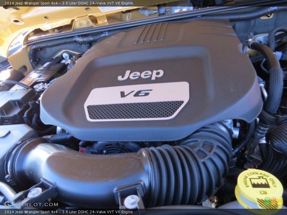 3.6 Liter DOHC 24-Valve VVT V6 Engine for the 2014 Jeep Wrangler #88746585