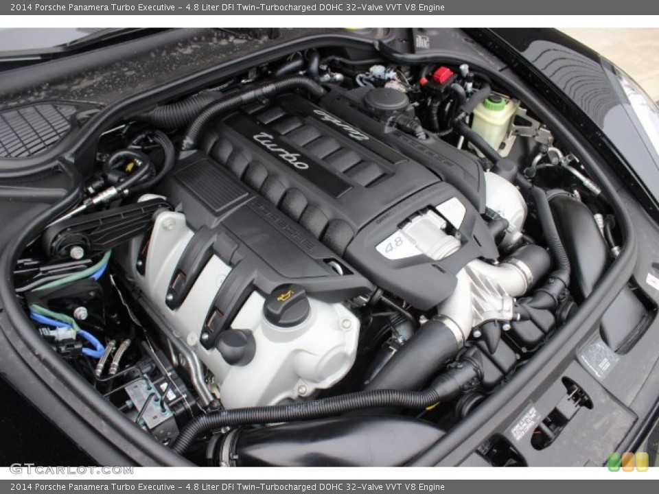 4.8 Liter DFI Twin-Turbocharged DOHC 32-Valve VVT V8 Engine for the 2014 Porsche Panamera #88758108