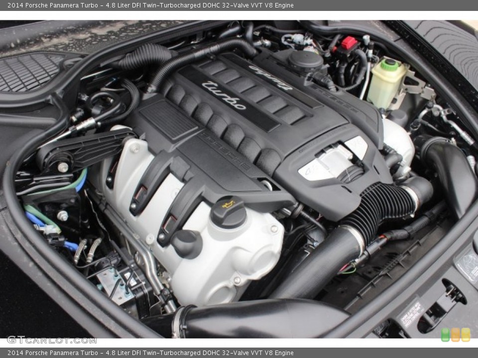 4.8 Liter DFI Twin-Turbocharged DOHC 32-Valve VVT V8 Engine for the 2014 Porsche Panamera #88759800