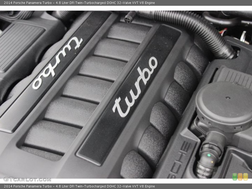 4.8 Liter DFI Twin-Turbocharged DOHC 32-Valve VVT V8 Engine for the 2014 Porsche Panamera #88759866