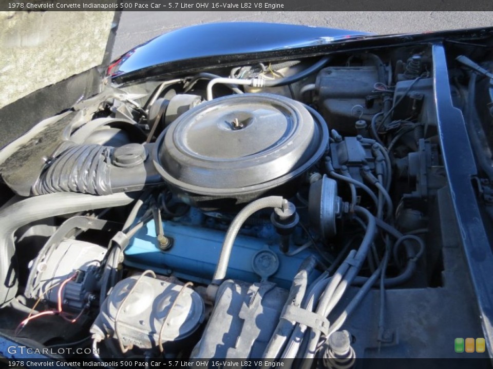 5.7 Liter OHV 16-Valve L82 V8 Engine for the 1978 Chevrolet Corvette #88803329