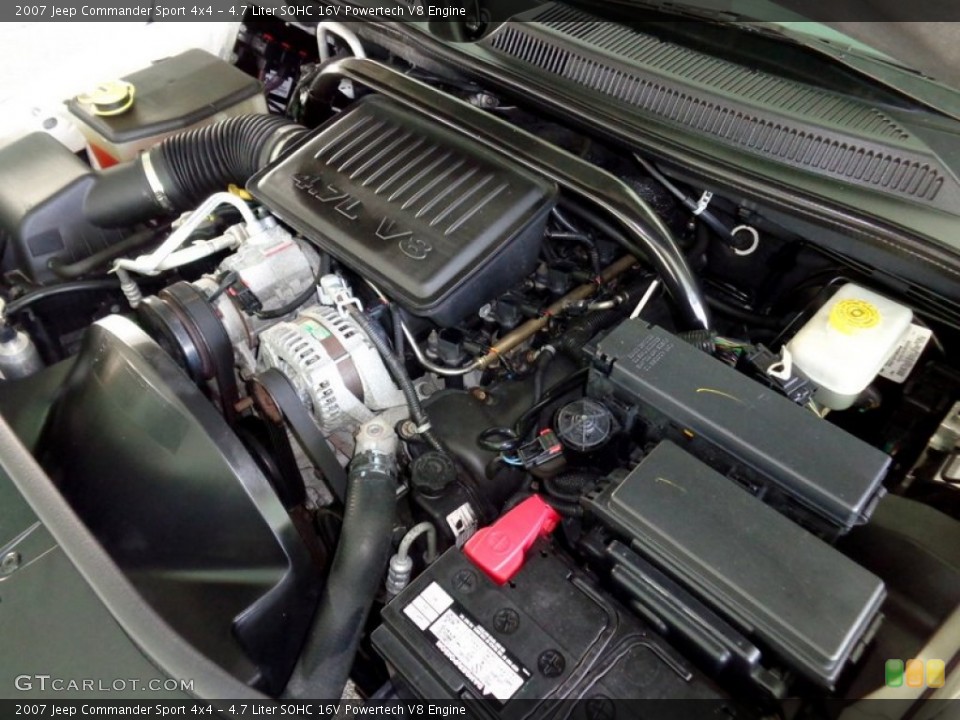 4.7 Liter SOHC 16V Powertech V8 Engine for the 2007 Jeep Commander #88825495