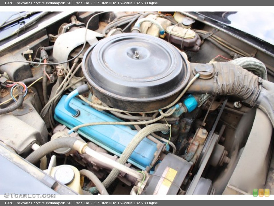 5.7 Liter OHV 16-Valve L82 V8 Engine for the 1978 Chevrolet Corvette #88851577