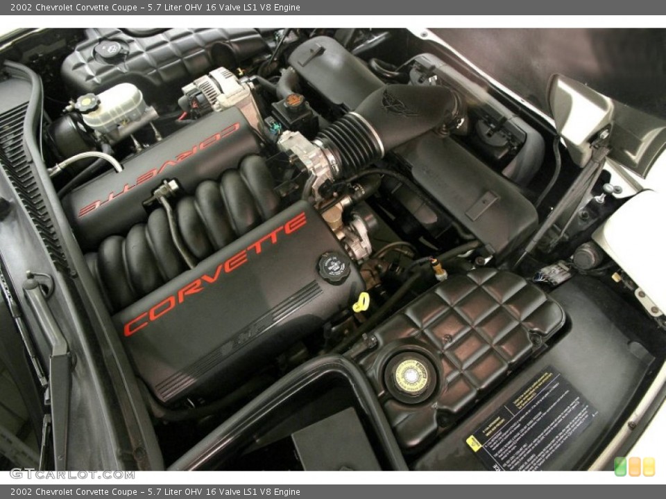 5.7 Liter OHV 16 Valve LS1 V8 Engine for the 2002 Chevrolet Corvette #88859320