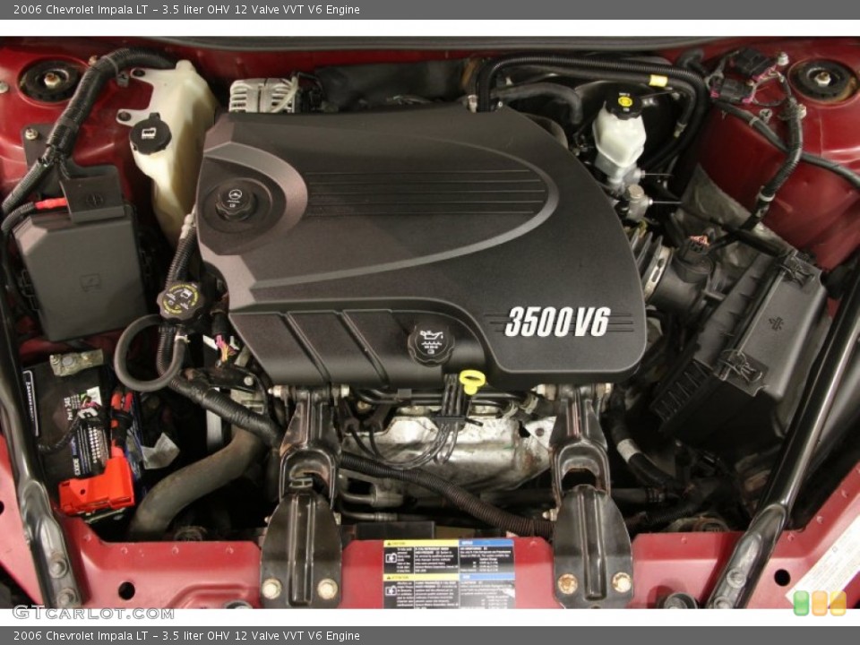 3.5 liter OHV 12 Valve VVT V6 Engine for the 2006 Chevrolet Impala #88860190