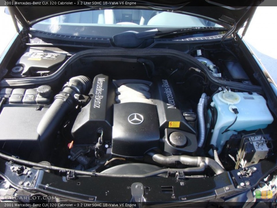 3.2 Liter SOHC 18-Valve V6 Engine for the 2001 Mercedes-Benz CLK #88863274