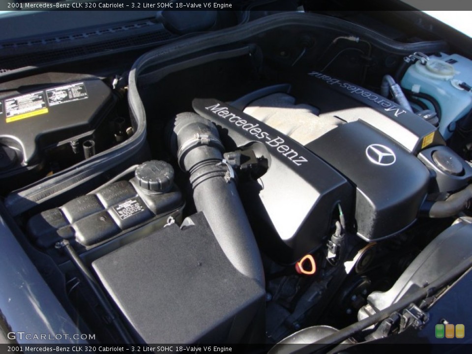3.2 Liter SOHC 18-Valve V6 Engine for the 2001 Mercedes-Benz CLK #88863301