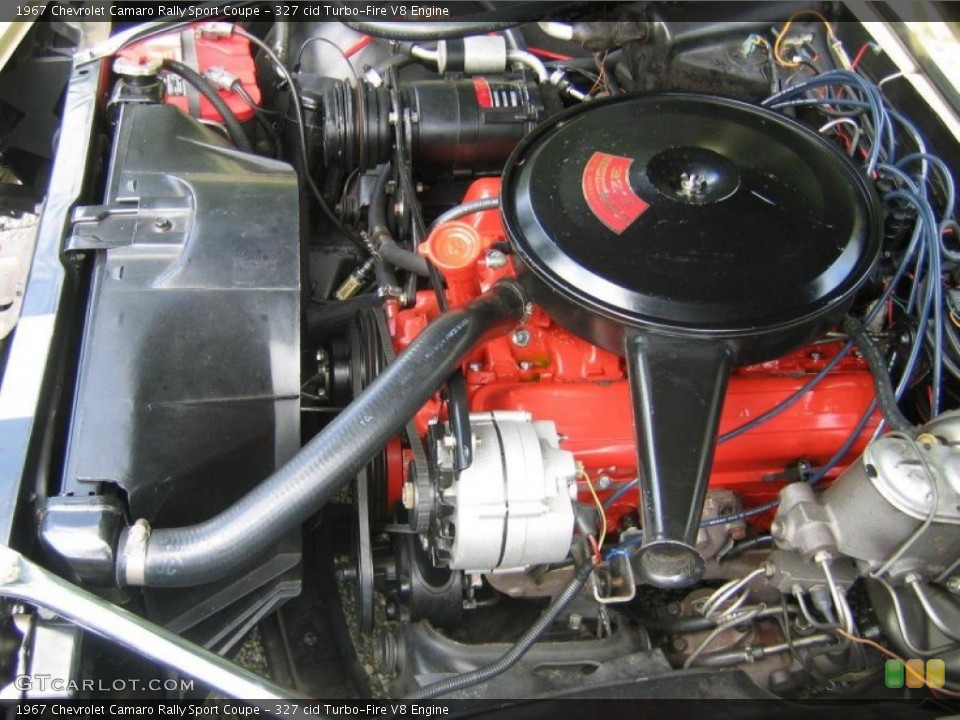 327 cid Turbo-Fire V8 Engine for the 1967 Chevrolet Camaro #88894043