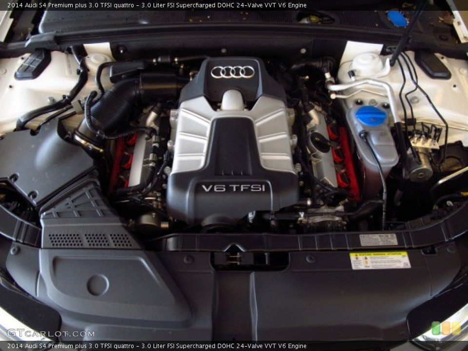 3.0 Liter FSI Supercharged DOHC 24-Valve VVT V6 Engine for the 2014 Audi S4 #88930472