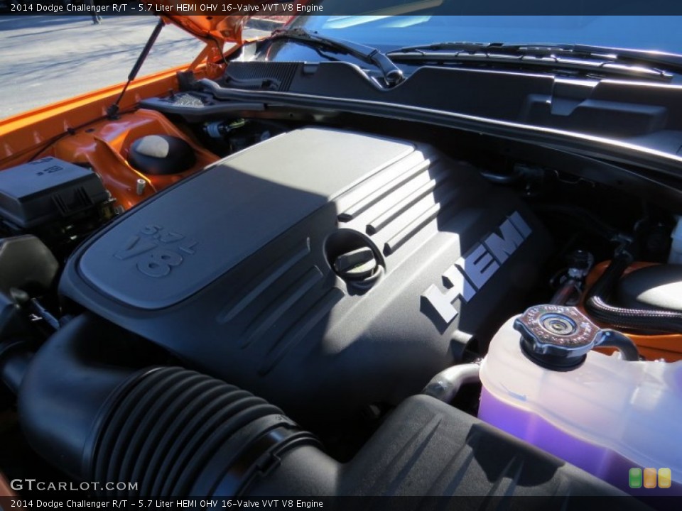 5.7 Liter HEMI OHV 16-Valve VVT V8 Engine for the 2014 Dodge Challenger #88930934