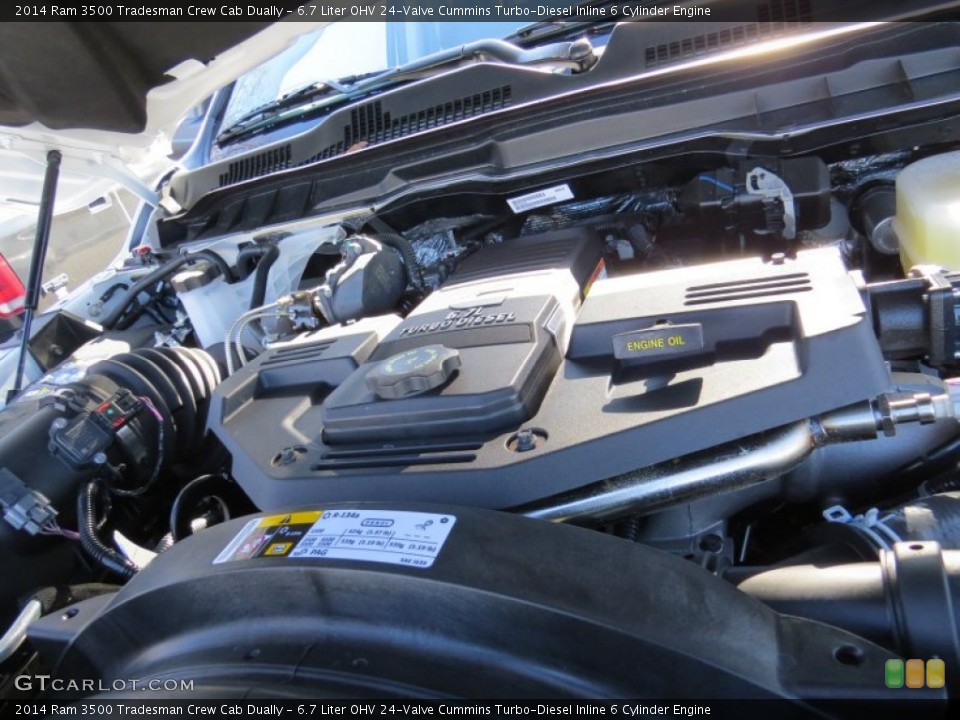 6.7 Liter OHV 24-Valve Cummins Turbo-Diesel Inline 6 Cylinder Engine for the 2014 Ram 3500 #88936478