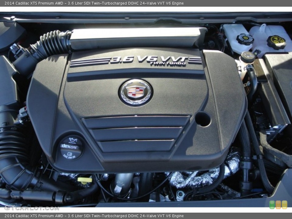 3.6 Liter SIDI Twin-Turbocharged DOHC 24-Valve VVT V6 Engine for the 2014 Cadillac XTS #88938437